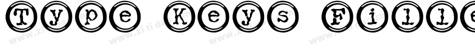 Type Keys Filled字体转换